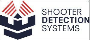 Shooter Detection Systems logo: A stylized emblem featuring the initials 'SDS' in bold, modern typography, enclosed within a shield-like shape.